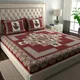 Red__Jaipuri bedsheet